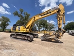 Side of used Excavator